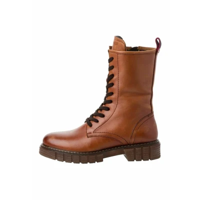 Image of s.Oliver Winter boots, Women&#039;s, Size: 4, Cognac Leather