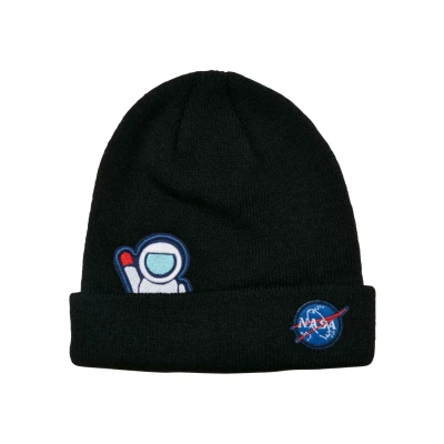 Image of Mister Tee NASA Beanie for kids, Size: S/M, Black