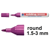 Image of E 3000 Permanent Marker Red Purple