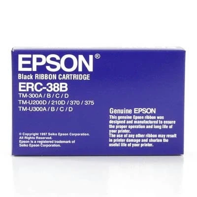 Image of Epson c43s015374 erc30/34/38 ribbon black ERC38