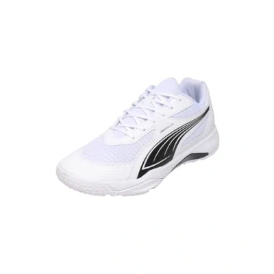 Image of Puma Solarflash III Unisex Handball shoes, Size: 6, White/black shoes