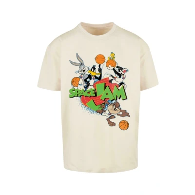 Image of Merchcode Space JAM TEAM Print Tshirt, Men&#039;s, Size: XL, Sand