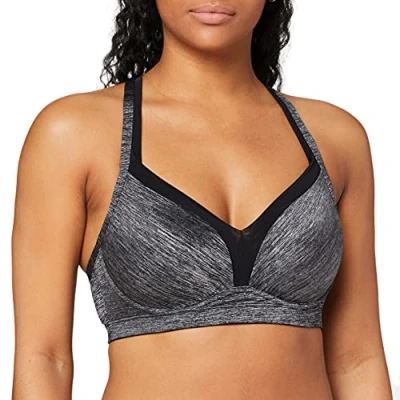 Image of Dorina Outrun PUSH UP Sports bra, Women&#039;s, Size: 38B, Grey melange