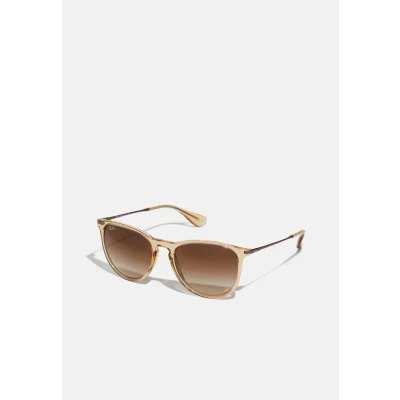 Image of Ray Ban Erika Unisex Sunglasses, Size: 54, Light brown