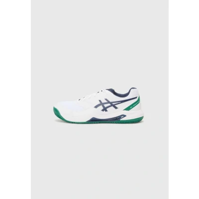 Image of Asics GEL Dedicate 8 Clay court tennis shoes, Men&#039;s, Size: 6, White/midnight shoes