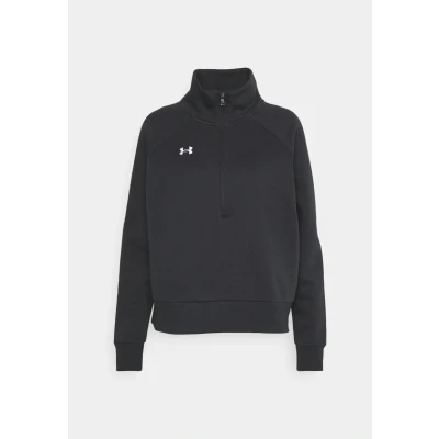 Image of Under Armour Rival Sweatshirt, Women&#039;s, Size: XS, Black/white