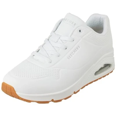 Image of Skechers UNO Trainers white, Women&#039;s, Size: 5.5, White High quality imitation leather