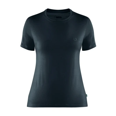Image of Fjällräven Abisko Basic Tshirt, Women&#039;s, Size: XXS, Dark navy