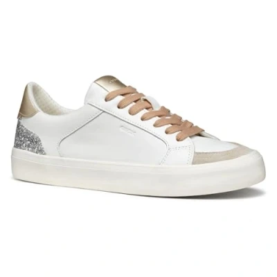 Image of Geox Emmeleny Trainers, Women&#039;s, Size: 6, White Leather/synthetics