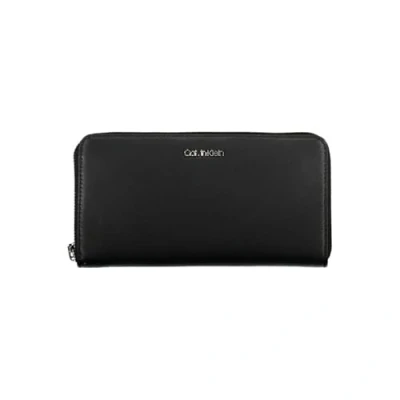 Image of Calvin Klein RFID Wristlet Around Wallet, Women&#039;s, Size: One Size, Ck black