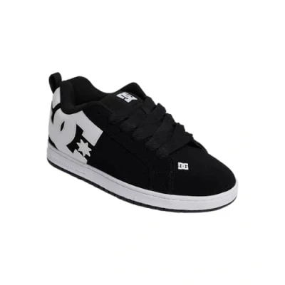 Image of DC Shoes Court Graffik Skate shoes, Size: 15, Black Leather and textile
