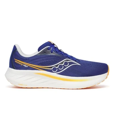 Image of Saucony RIDE 18 Road running shoes, Men&#039;s, Size: 6.5, Azurite/peel Textile/synthetics