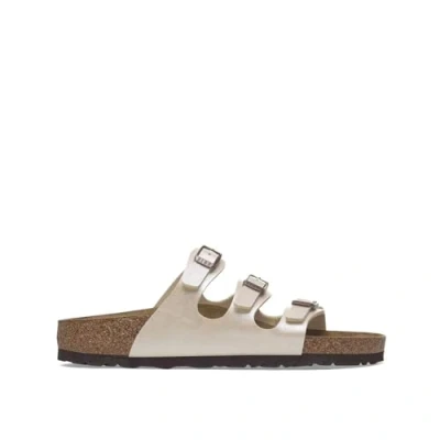 Image of Birkenstock TIEF Florida Mules, Women&#039;s, Size: 6.5/7, Gracefulpearlwhite High quality imitation leather