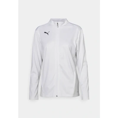 Image of Puma Teamgoal Training Jacket jacket, Women&#039;s, Size: Small, White/feather gray