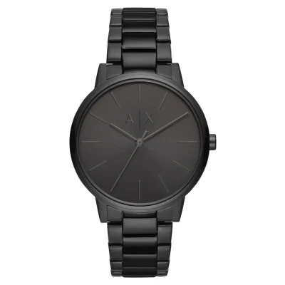 Image of Armani Exchange Watch, Men&#039;s, Size: One Size, Schwarz