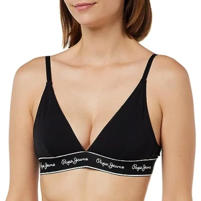 Image of Pepe Jeans Women&#039;s Bra, Black (Black), XL