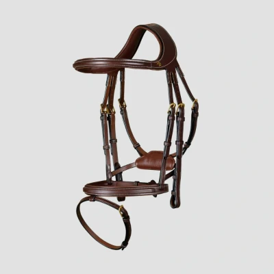 Image of Dy&#039;on D Collection Difference Bridle Brown / Cob Size Bridles Horse &amp; Equestrian