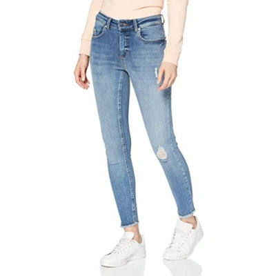 Image of ONLY Women&#039;s Royal High Sk Jeans 600 Jeans, Blue (Light Denim), XL / 30L