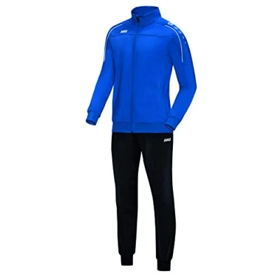Image of JAKO Classico SET Tracksuit, Men&#039;s, Size: Medium, Royalblau/schwarz