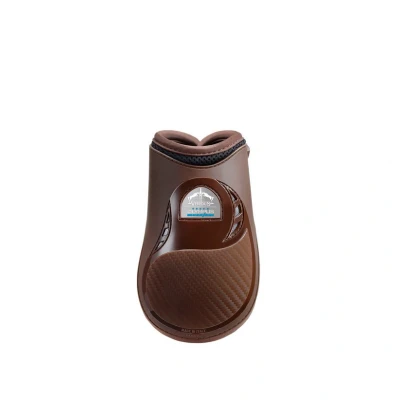 Image of Veredus Olympus Vento Fetlock Boots Brown Large (Full) Horse Riding Equestrian
