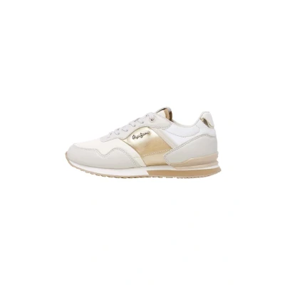 Image of Pepe Jeans London Shine Trainers, Women&#039;s, Size: 8, Sand beige Synthetics