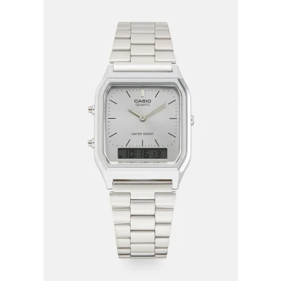 Image of Casio Unisex Watch silvercoloured, Size: One Size, Silver coloured