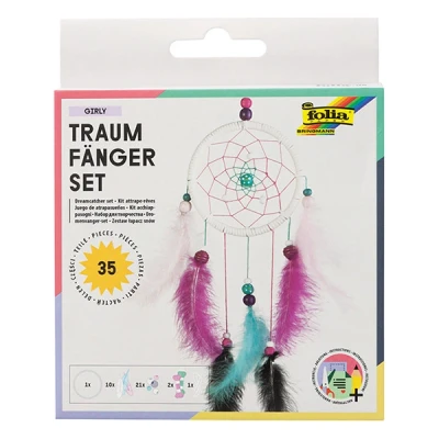 Image of folia 23819 Dream Catcher Set, Girly Pink, Mittel