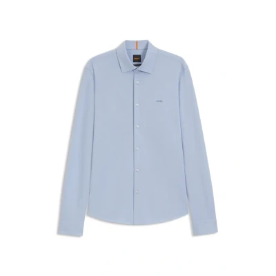Image of BOSS Men&#039;s Shirt, 470open blue, XXL