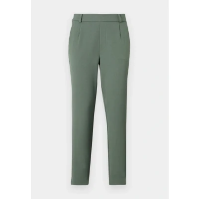 Image of VILA Vivarone HW NOOS Trousers, Women&#039;s, Size: 6, Duck green