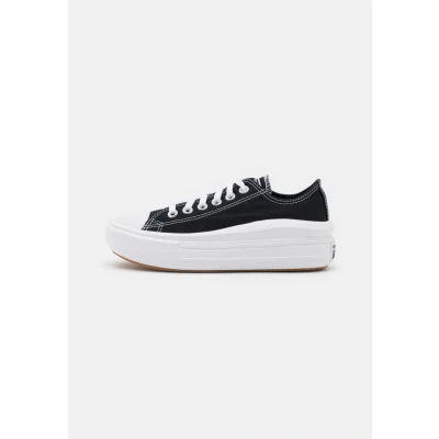 Image of Converse Chuck Taylor MOVE Platform Trainers, Women&#039;s, Size: 5.5, Black/white Textile