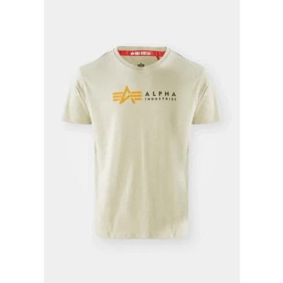 Image of ALPHA INDUSTRIES Men&#039;s Label T Pp Shirt, Vintage sand, M