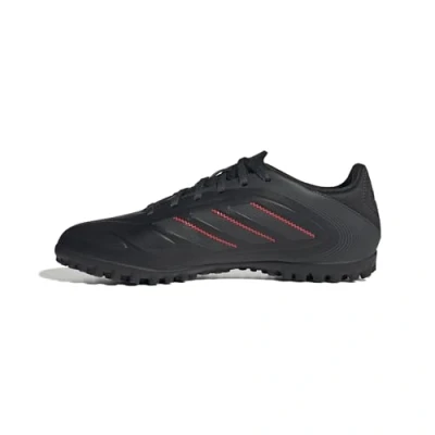 Image of adidas Performance COPA PURE III CLUB turf Astro trainers, Men&#039;s, Size: 10.5, Core black/carbon/lucid red Textile/synthetics