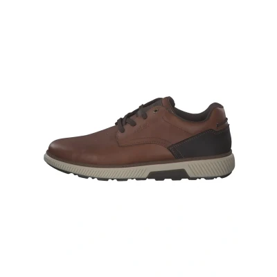 Image of Rieker Mens B3313 Lace Up Loose Insole Sneakers, Brown 24, 42 EU Weit