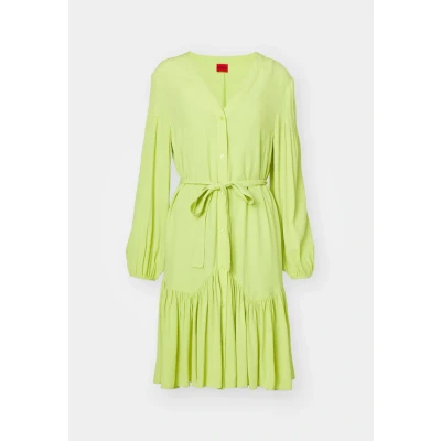 Image of HUGO Kawarda Day dress, Women&#039;s, Size: 18, Bright green