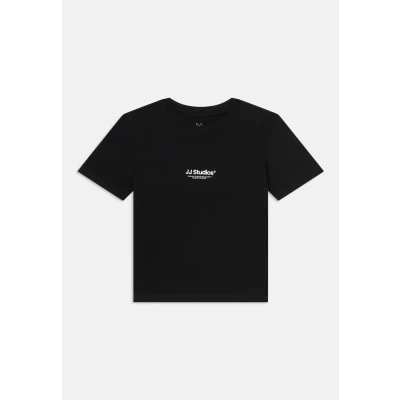 Image of Jack &amp; Jones Junior Jjesoho TEE CREW NECK Print Tshirt for kids, Size: 3y, Black
