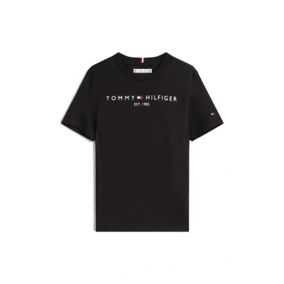 Image of Tommy Hilfiger Essential TEE Print Tshirt for kids, Size: 6 9m, Black