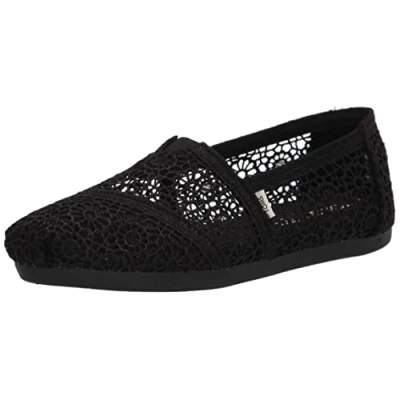 Image of TOMS Slipons black, Women&#039;s, Size: 7.5, Black Polyester