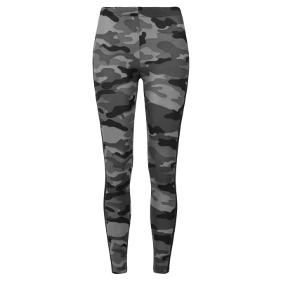 Image of Urban Classics Women&#039;s Camo Stripe Leggings, Multicoloured (Dark Camo/Black 00840), 4XL