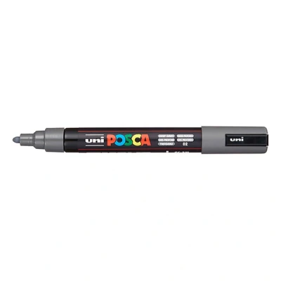 Image of POSCA Paint Marker, PC 5M, Medium, Deep Grey