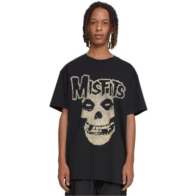 Image of Upscale by Mister Tee X Misfits Oversize Print Tshirt, Men&#039;s, Size: Small, Black