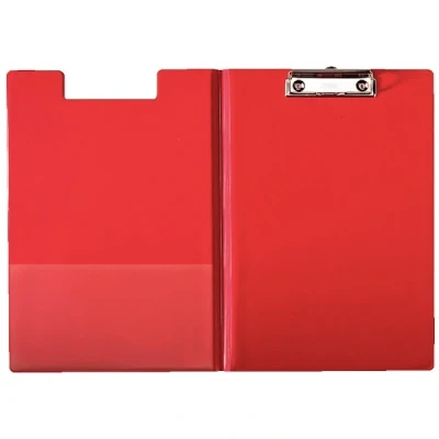 Image of Esselte A4 Clipfolder with Cover Red