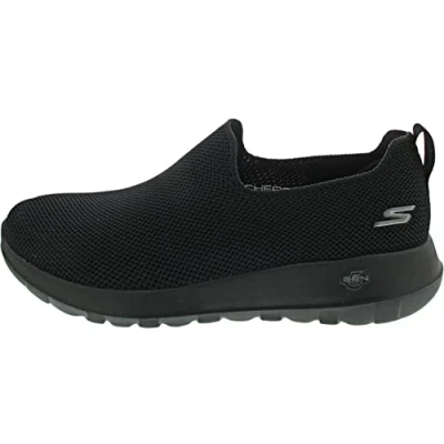 Image of Skechers Performance GO WALK MAX Walking trainers, Men&#039;s, Size: 10, Black Textile