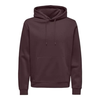 Image of Only &amp; Sons Onsconnor Hoodie, Men&#039;s, Size: XL, Fudge