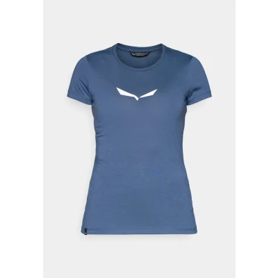 Image of Salewa Women&#039;s Solid Dry W T Shirt, Dark Denim, S