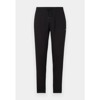 Image of Tommy Jeans SLIM FLAG Tracksuit bottoms, Men&#039;s, Size: 34, Black