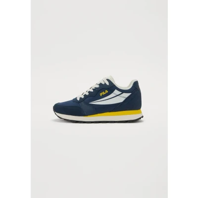 Image of Fila Hypert Trainers, Men&#039;s, Size: 9, navy/aize Leather and textile