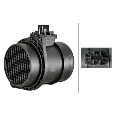 Image of Mass Air Flow Sensor HELLA 8ET 358 166 491