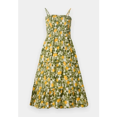 Image of ONLY Onlzelina LIFE Smock Dress Skirt Day dress, Women&#039;s, Size: Small, Desert sage