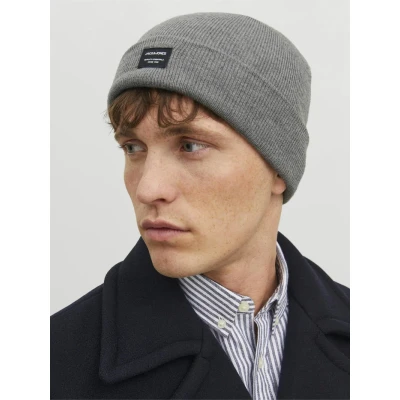 Image of Jack &amp; Jones Jacdna Beanie grey, Men&#039;s, Size: One Size, Grey
