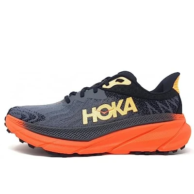 Image of HOKA Challenger ATR 7 Trail running shoes, Men&#039;s, Size: 8, Castlerock/flame Textile/synthetics